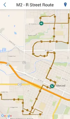 Merced The Bus android App screenshot 0
