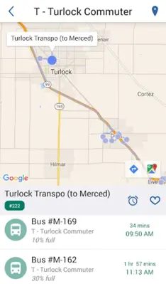 Merced The Bus android App screenshot 1